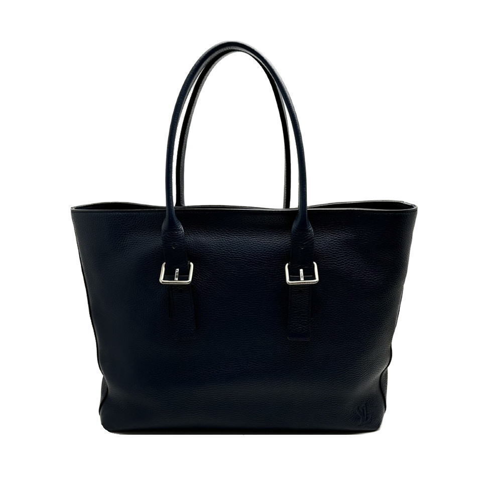 Louis Vuitton Tote bag Taurillon leather Cabas Voyage Navy Blue